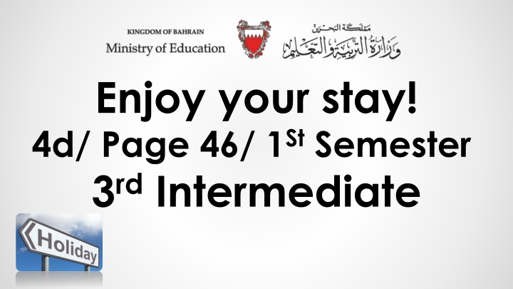 enjoy your stay 4d page 46 1 st semester