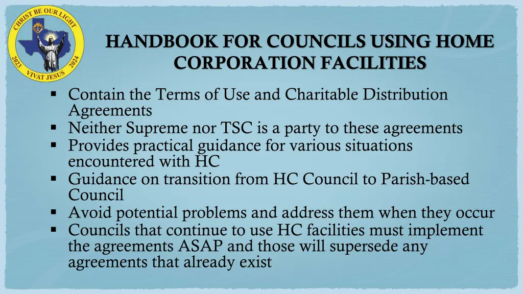 handbook for councils using home corporation