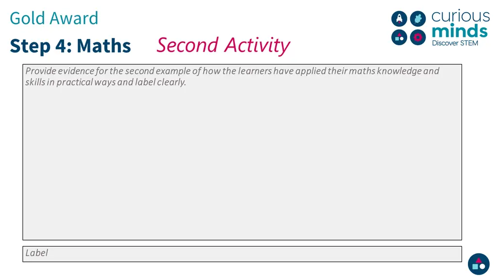 gold award step 4 maths