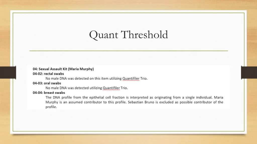 quant threshold