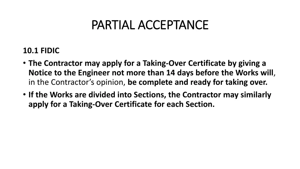 partial acceptance partial acceptance 1