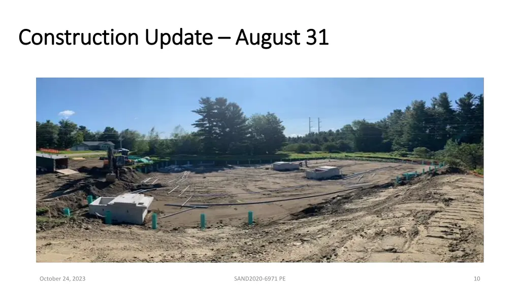 construction update construction update august 31