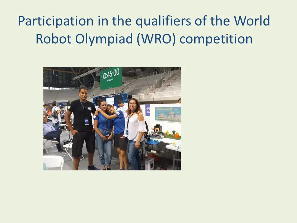 participation in the qualifiers of the world