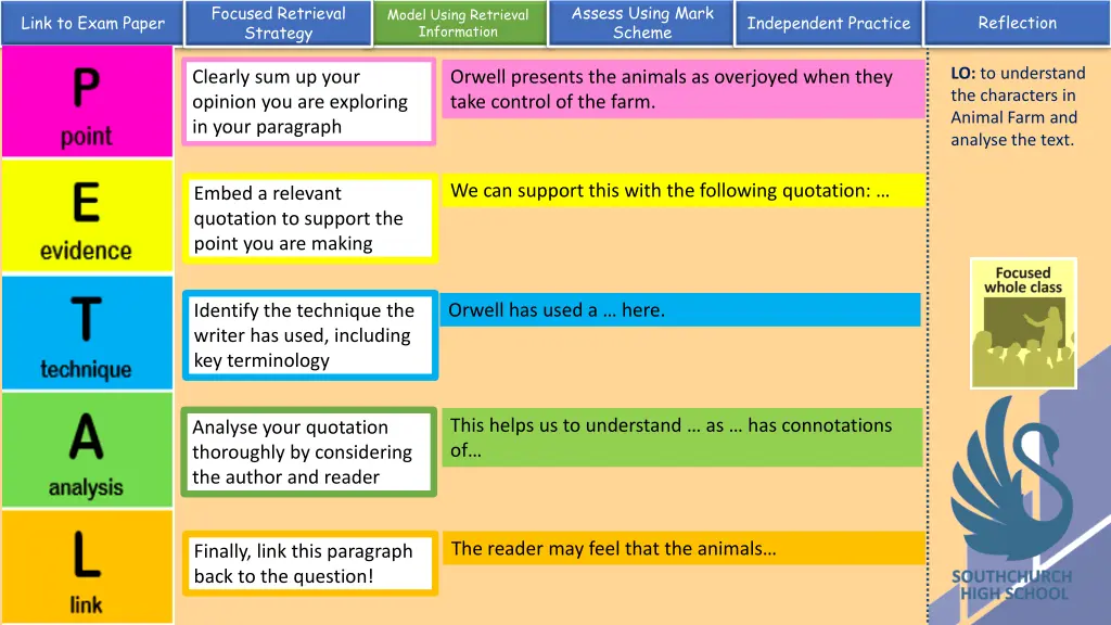 assess using mark scheme 18