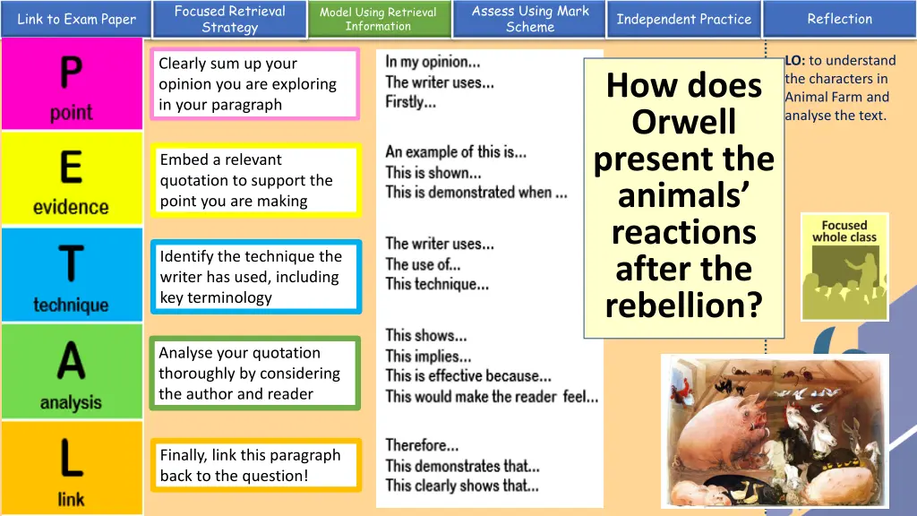 assess using mark scheme 23