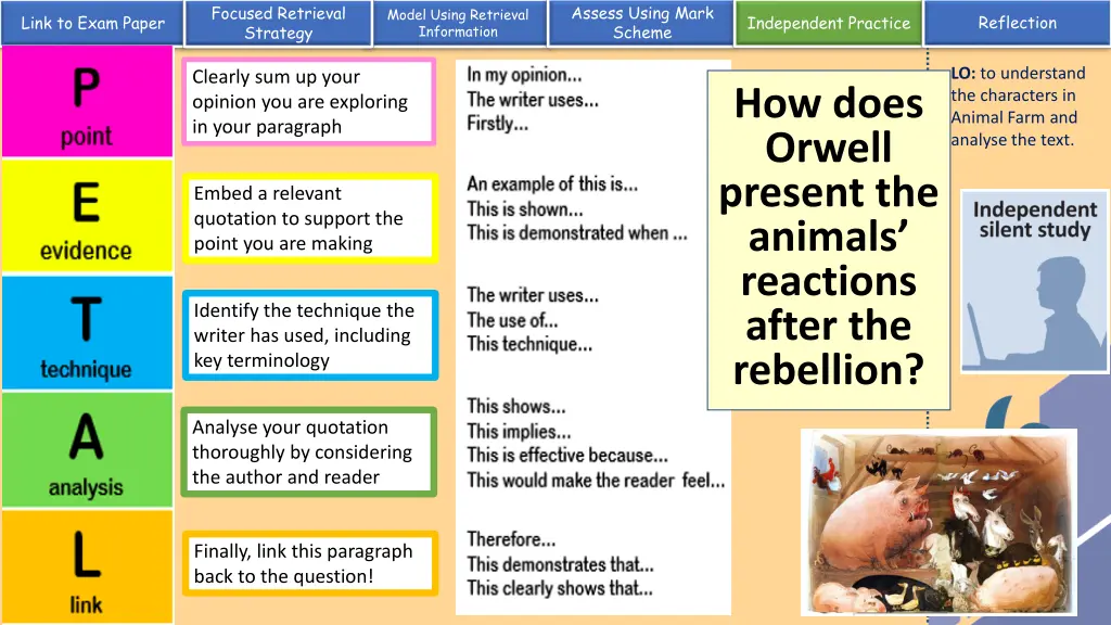 assess using mark scheme 25