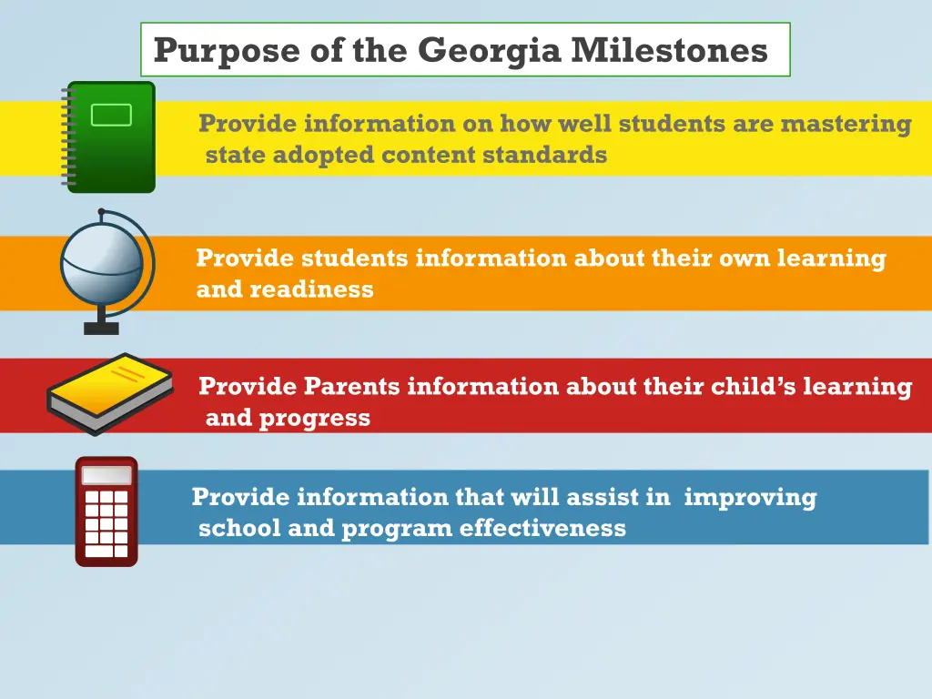 purpose of the georgia milestones