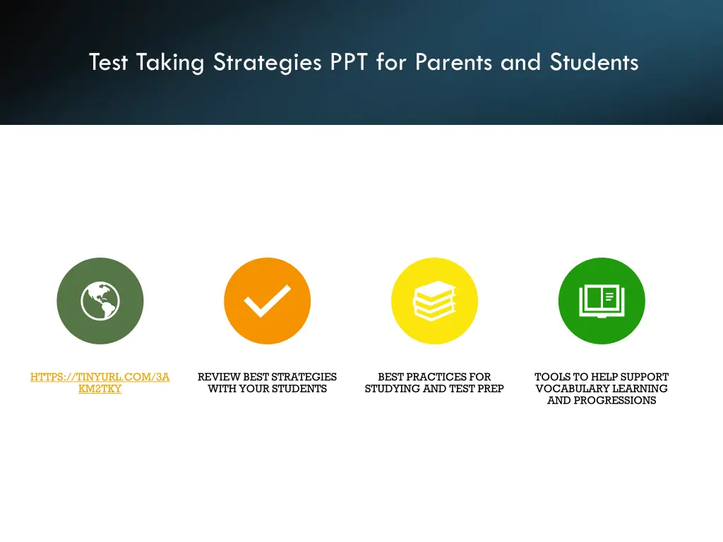 test taking strategies ppt for parents