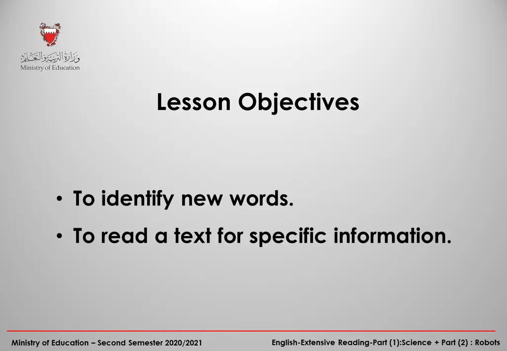 lesson objectives