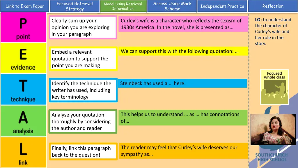 assess using mark scheme 16