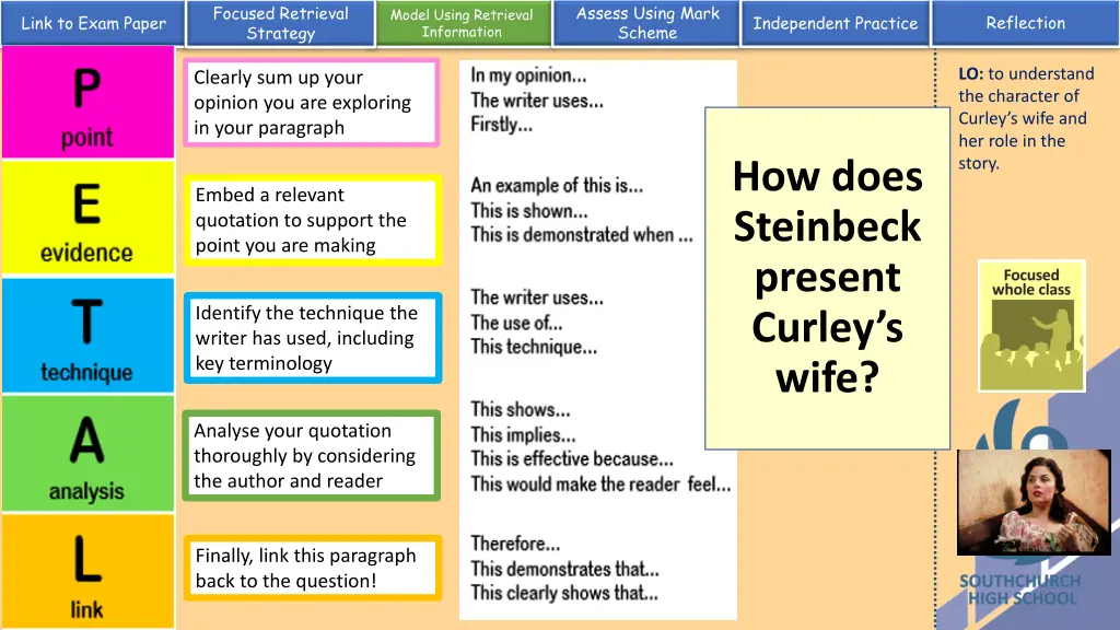 assess using mark scheme 22