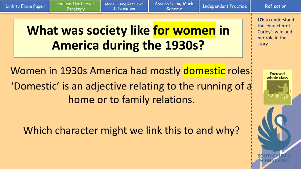 assess using mark scheme 8