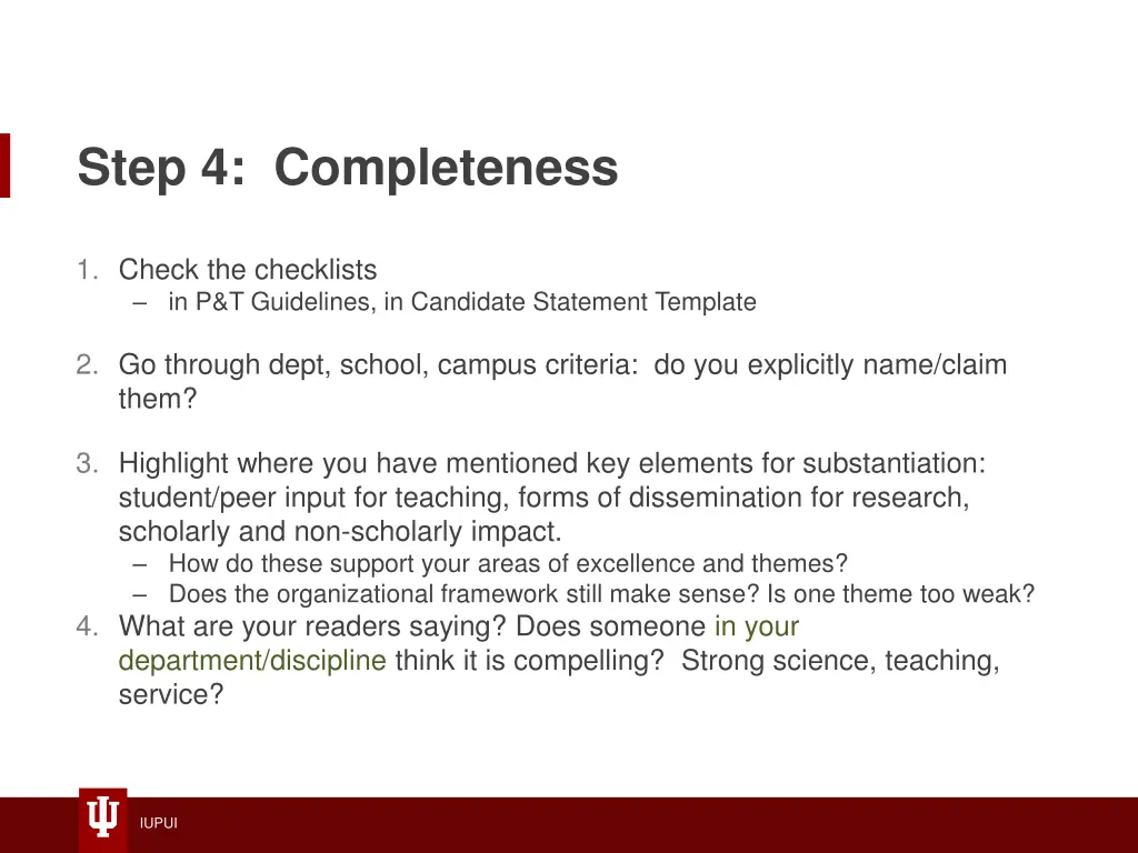 step 4 completeness