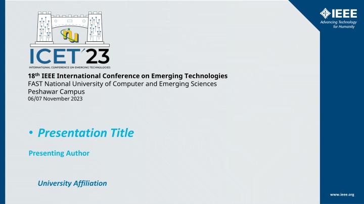 18 th ieee international conference on emerging