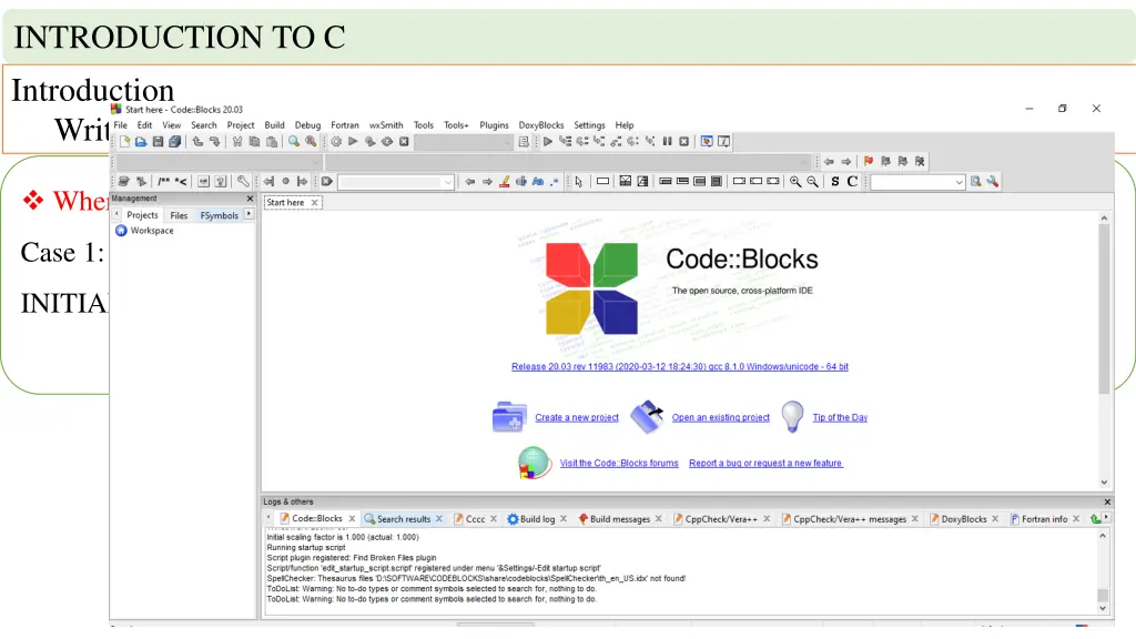 introduction to c introduction writing the first 9