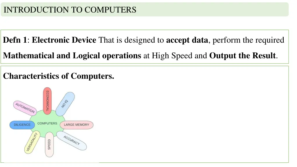 introduction to computers 1