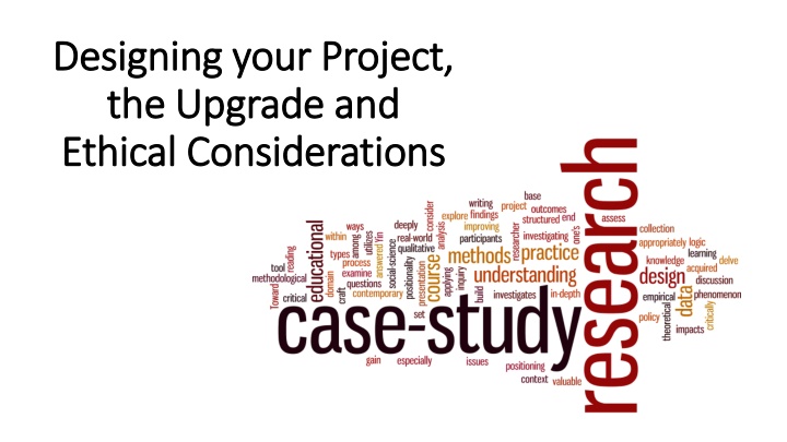 designing your project designing your project