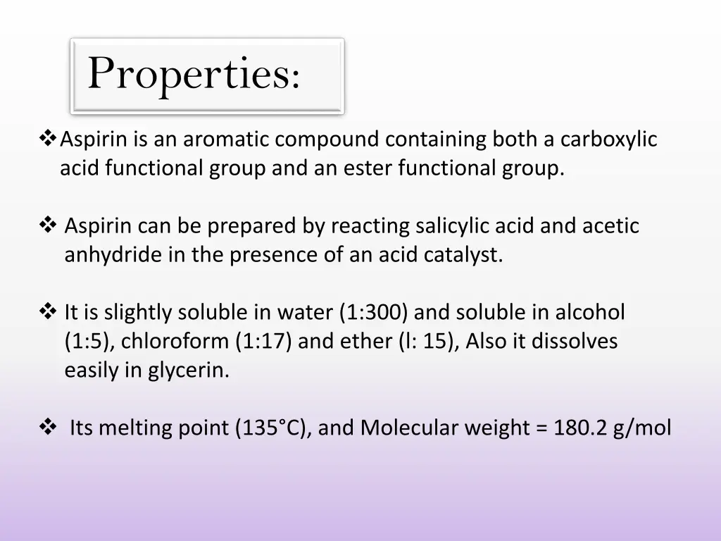 properties