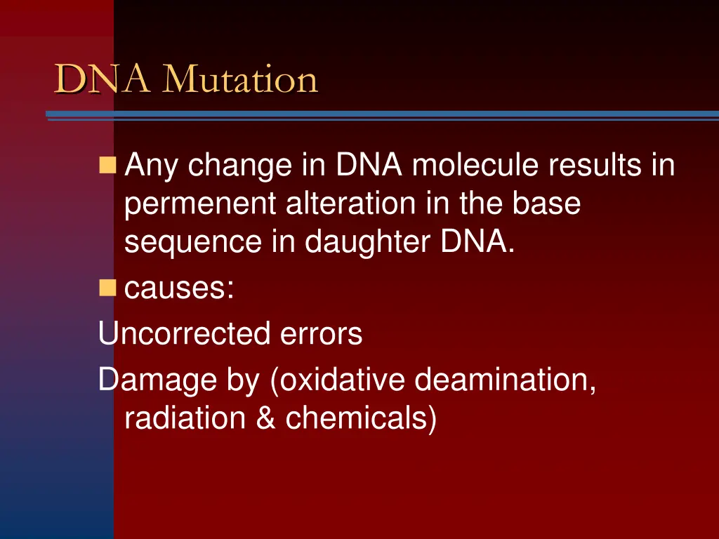 dna mutation 1