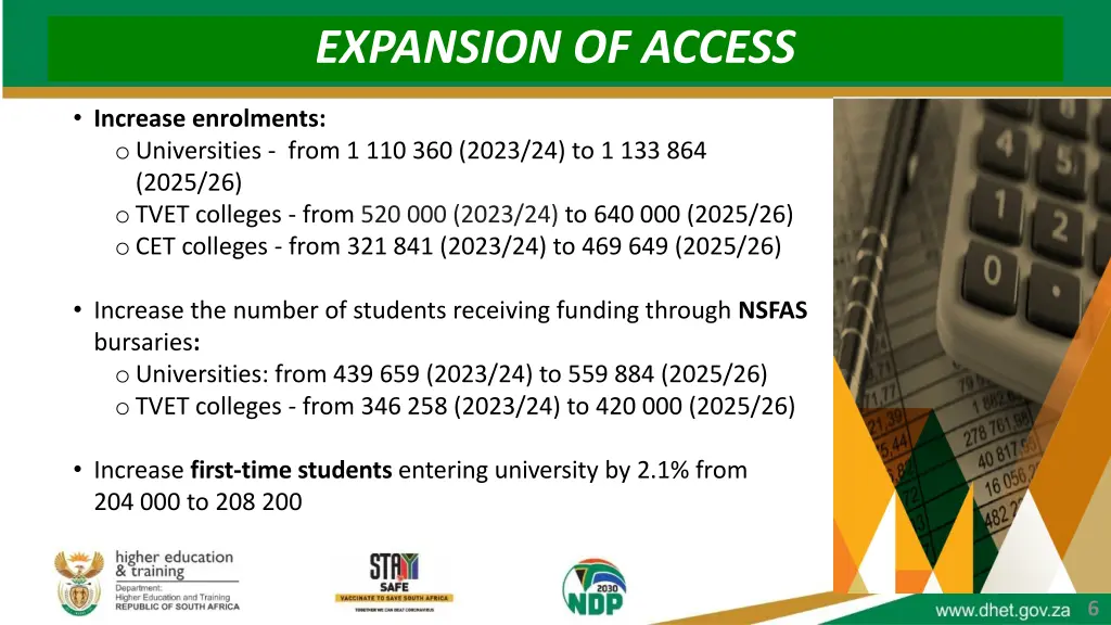 expansion of access