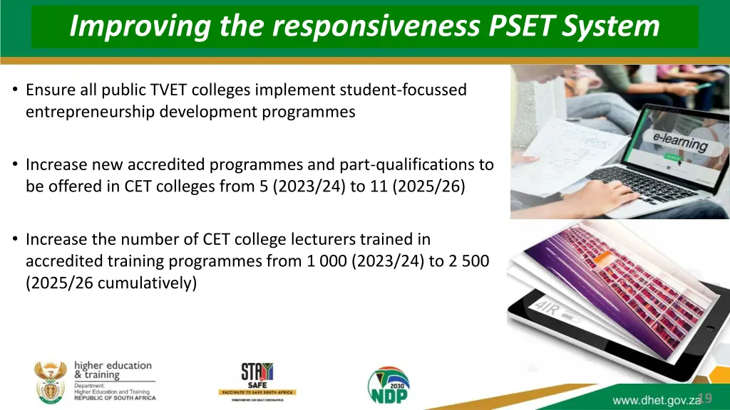 improving the responsiveness pset system 1