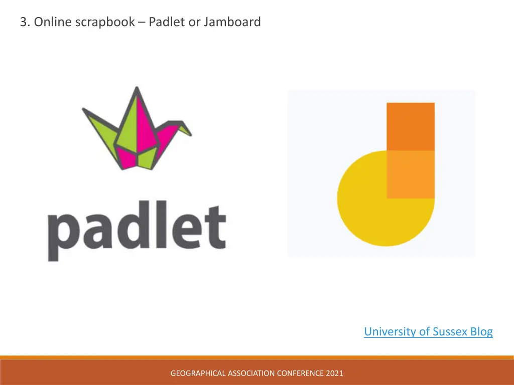 3 online scrapbook padlet or jamboard