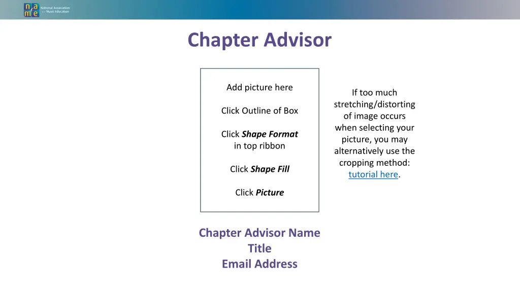 chapter advisor