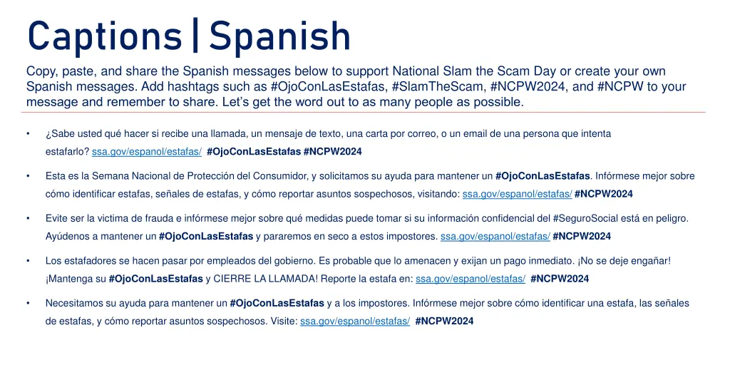 captions spanish copy paste and share the spanish