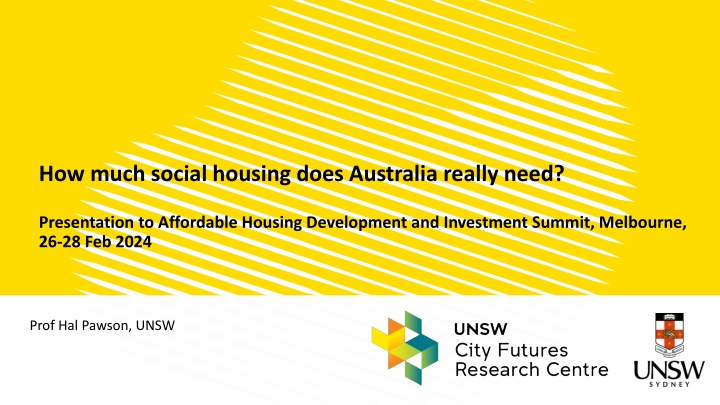 how much social housing does australia really need