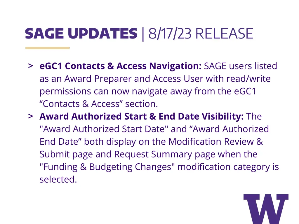 sage updates 8 17 23 release 2