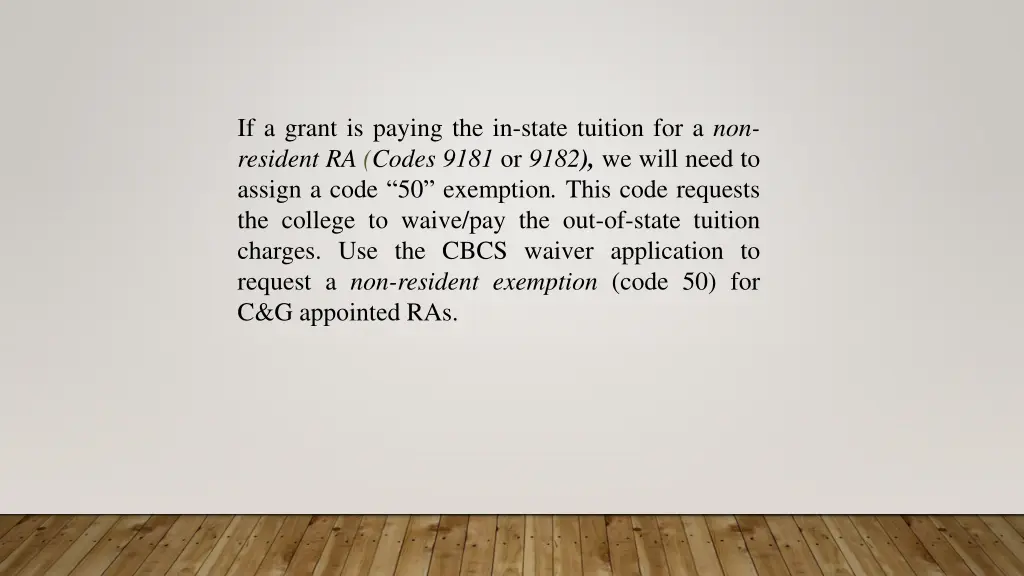 if a grant is paying the in state tuition