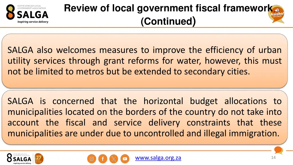 review of local government fiscal framework