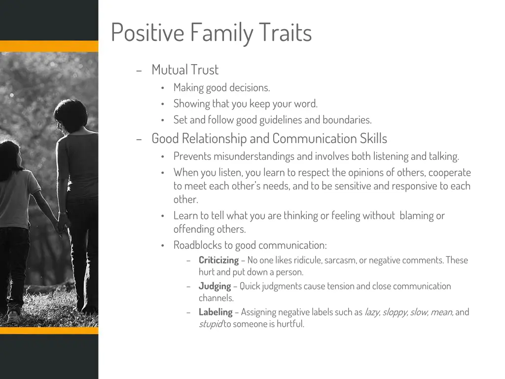 positive family traits 1