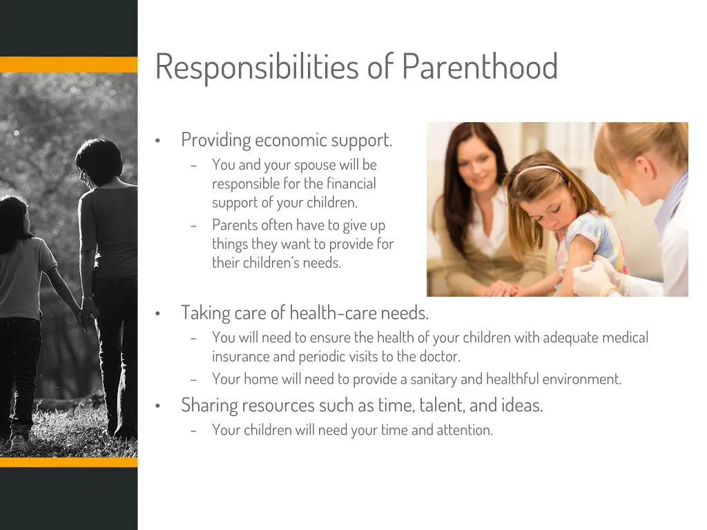 responsibilities of parenthood 1