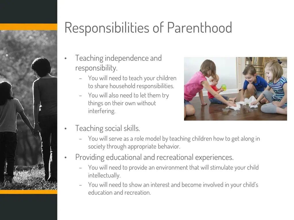 responsibilities of parenthood 2