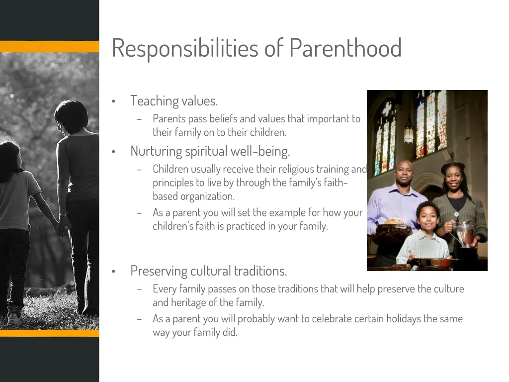 responsibilities of parenthood 3