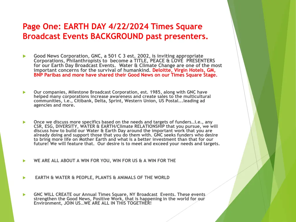 page one earth day 4 22 2024 times square