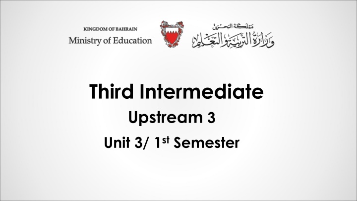 third intermediate upstream 3 unit 3 1 st semester