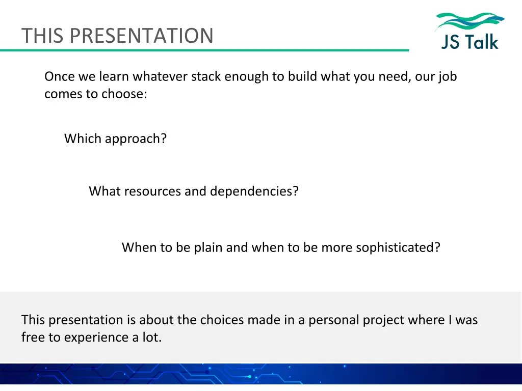this presentation