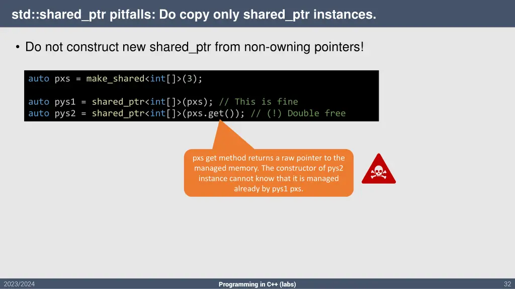 std shared ptr pitfalls do copy only shared