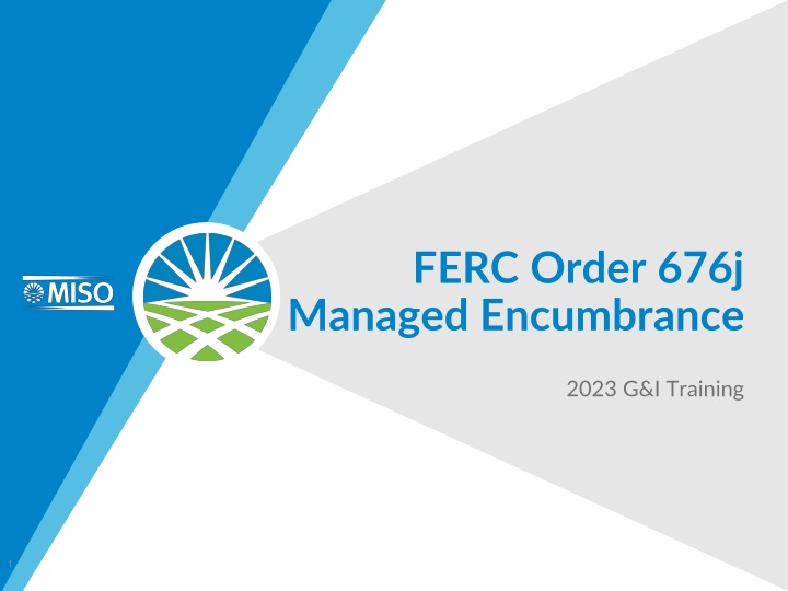 ferc order 676j managed encumbrance