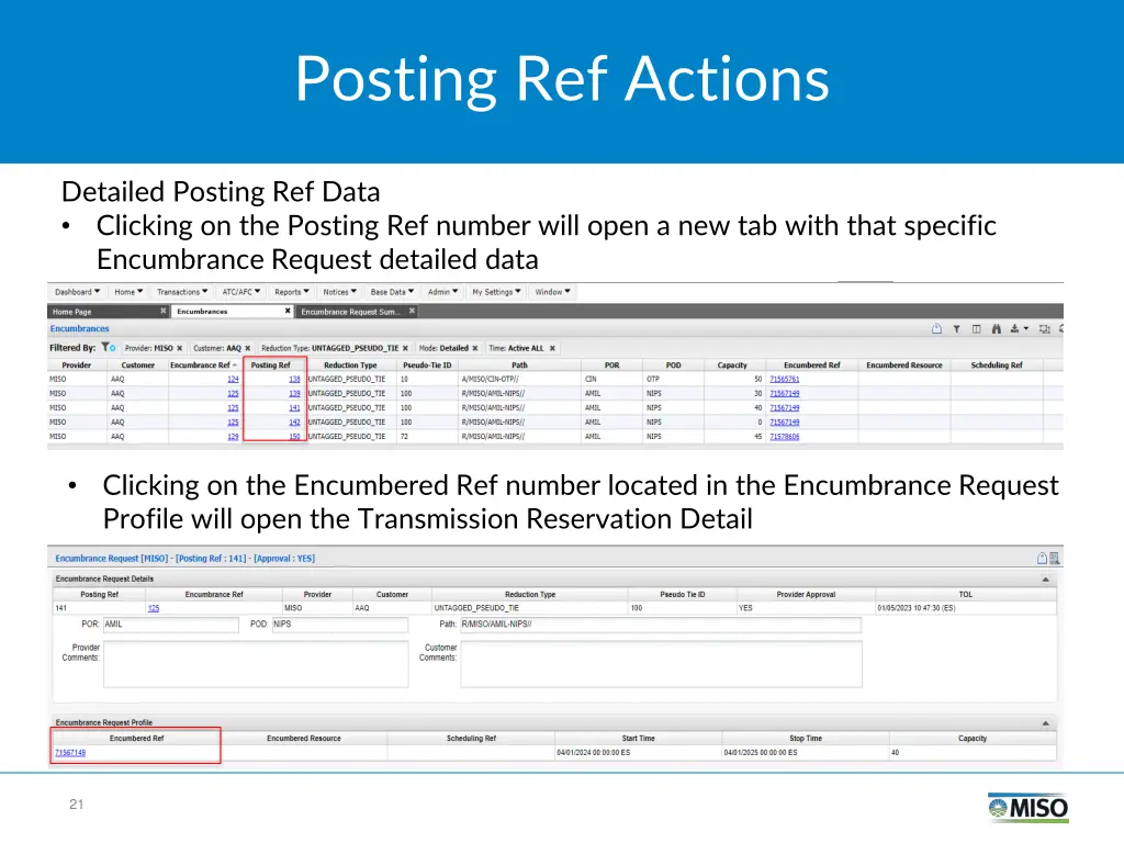 posting ref actions