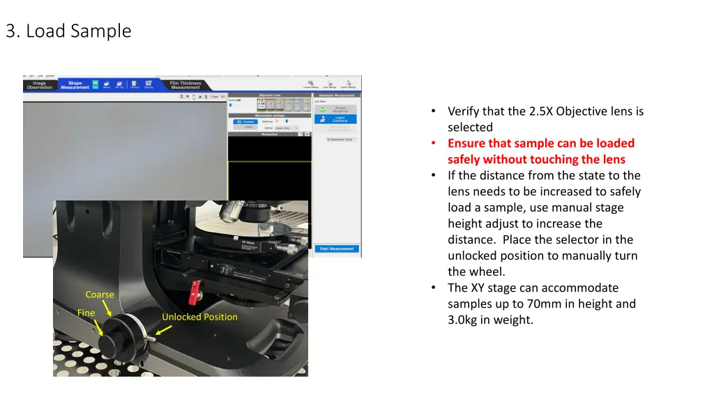 3 load sample