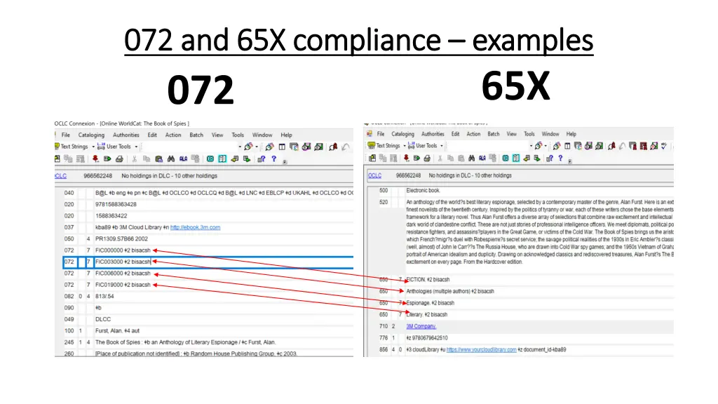 072 and 65x compliance 072 and 65x compliance