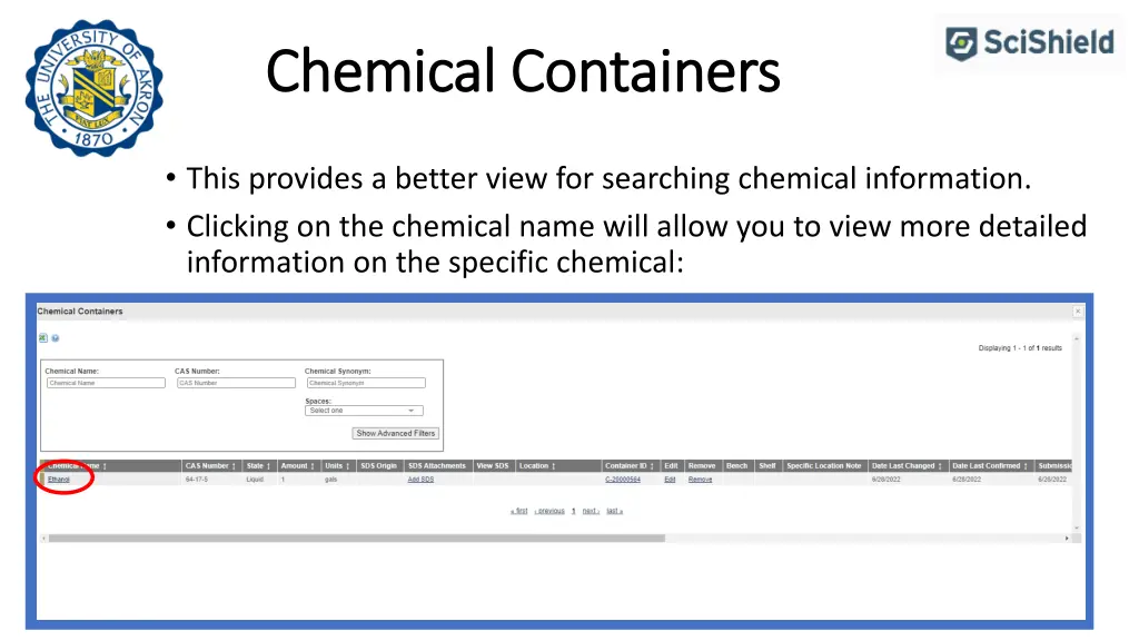 chemical containers chemical containers