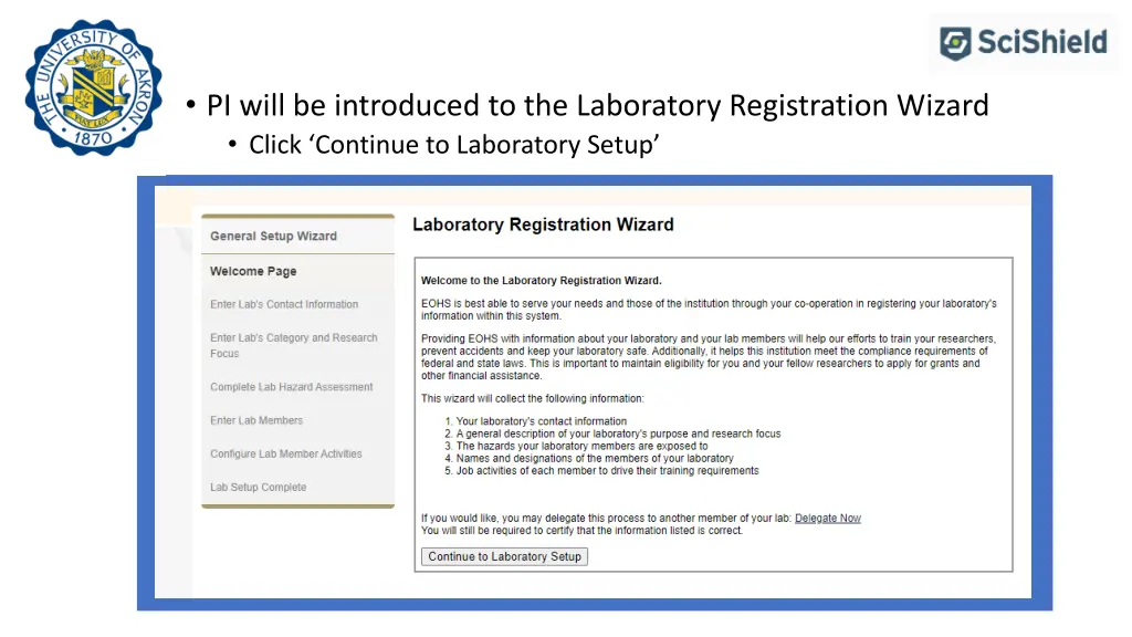 pi will be introduced to the laboratory