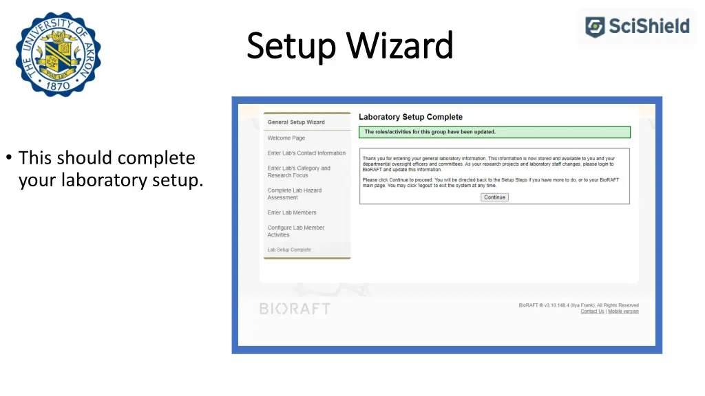 setup wizard setup wizard 6