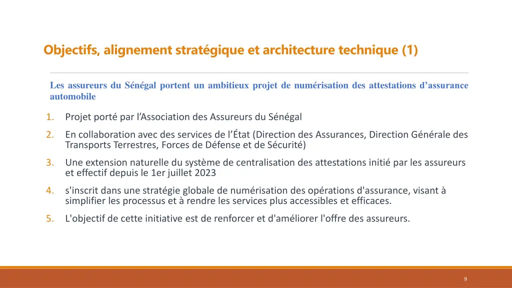 objectifs alignement strat gique et architecture