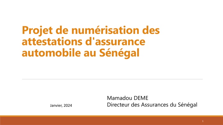 projet de num risation des attestations