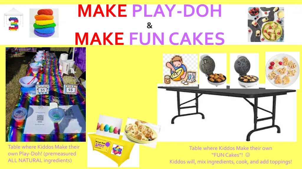 make play doh make fun cakes
